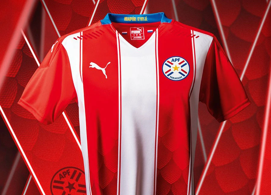 Paraguay 2020-21 Puma Home Shirt #ElSue&ntilde;oQueNosUne #ElLegadoPerfecto #pumafootball
