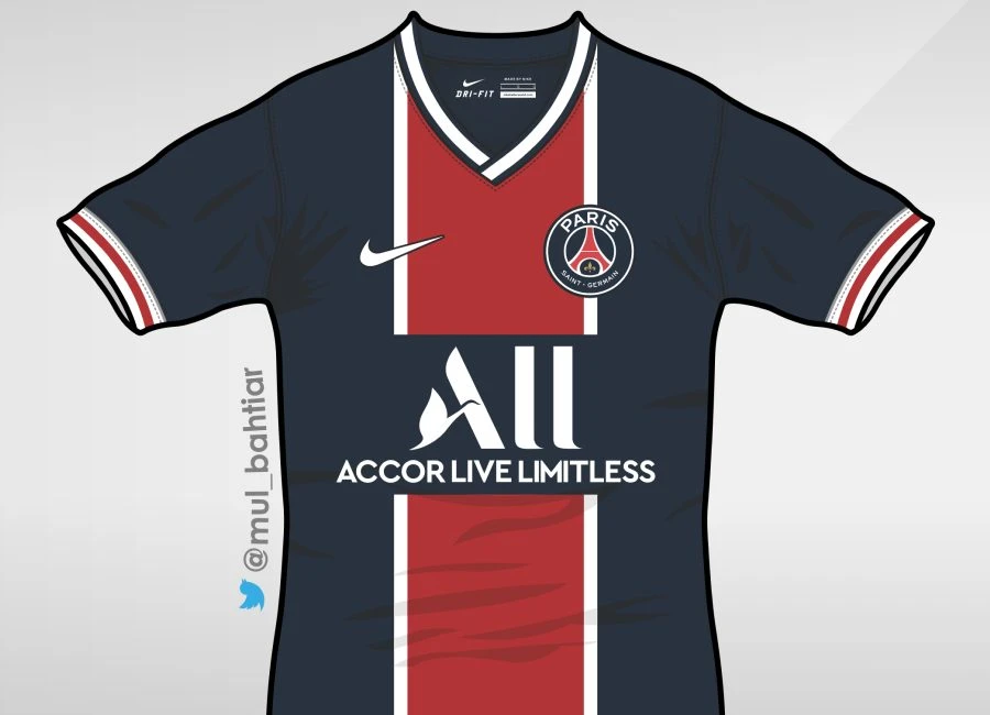 Paris Saint-Germain 2020-21 Home Kit Prediction #psg #ParisSaintGermain #teampsg