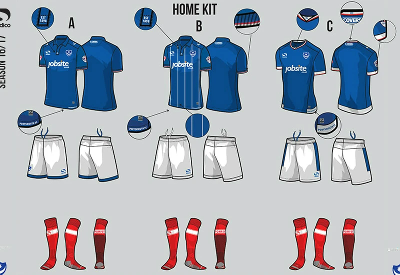 Portsmouth 16/17 Sondico Home Kit Vote