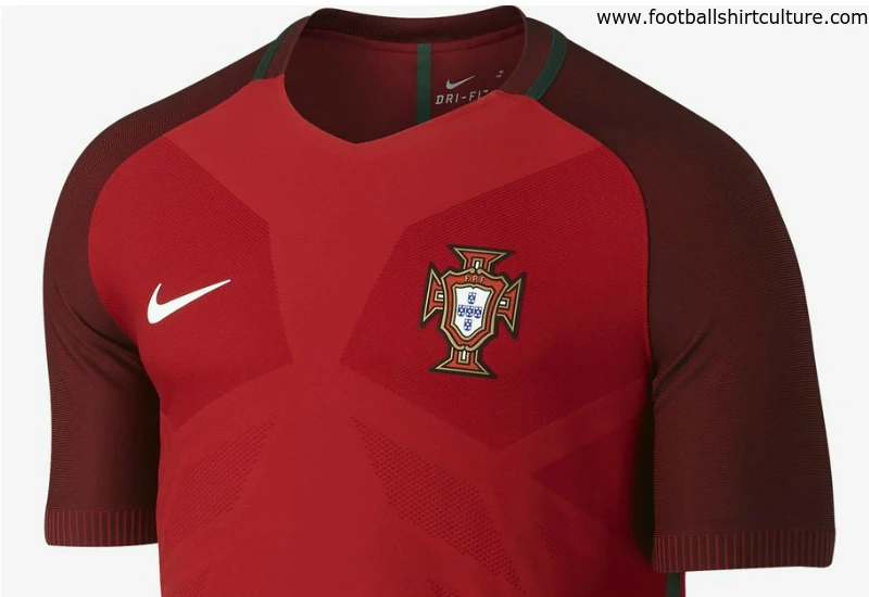 Portugal Euro 2016 Nike Home Football Shirt