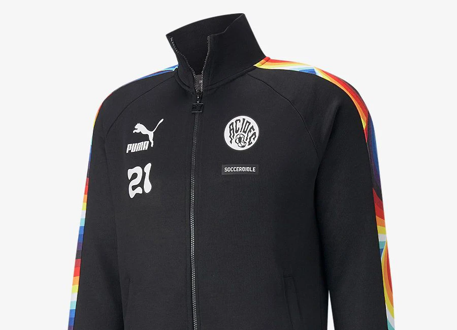 Acid FC X Puma FC Planet Utopia Track Jacket - Puma Black / Violet Indigo #AcidFC #pumafootball