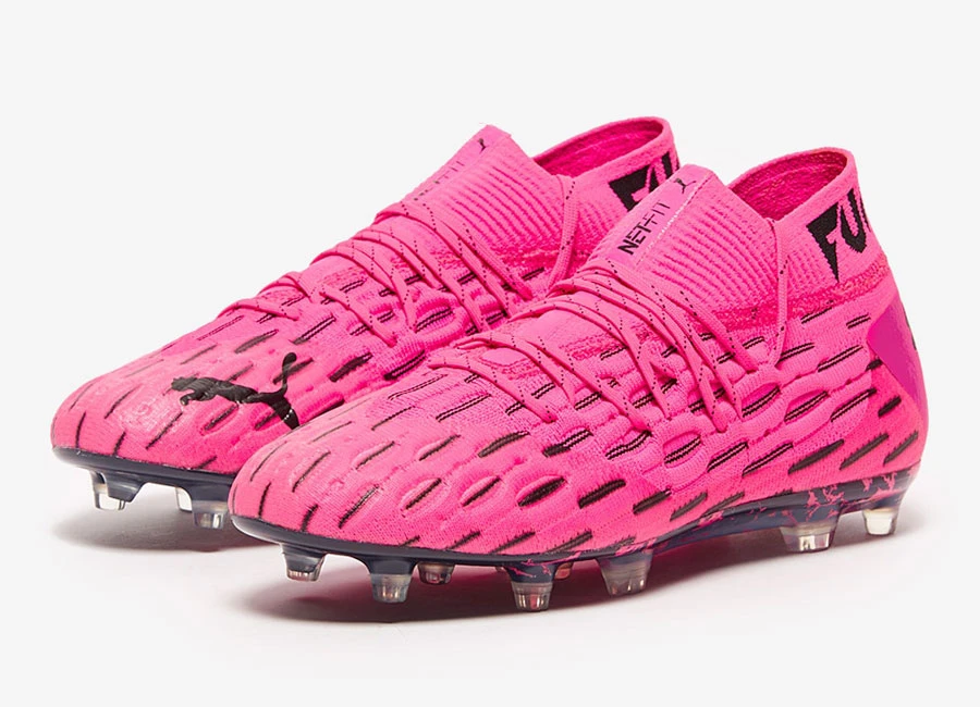 Puma Future 6.1 Netfit FG/AG Turbo - Luminous Pink / Black #footballboots #pumafootball