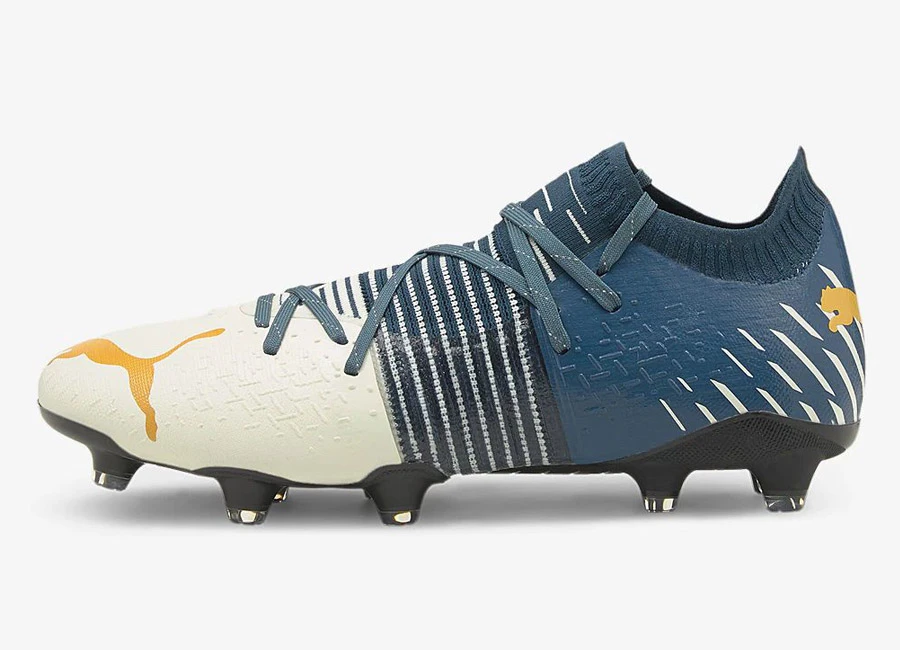 Puma Future Z 1.2 First Mile FG/AG - Intense Blue / Ivory Glow / Puma Black / Mineral Yellow #footballboots #pumafootball #football #puma