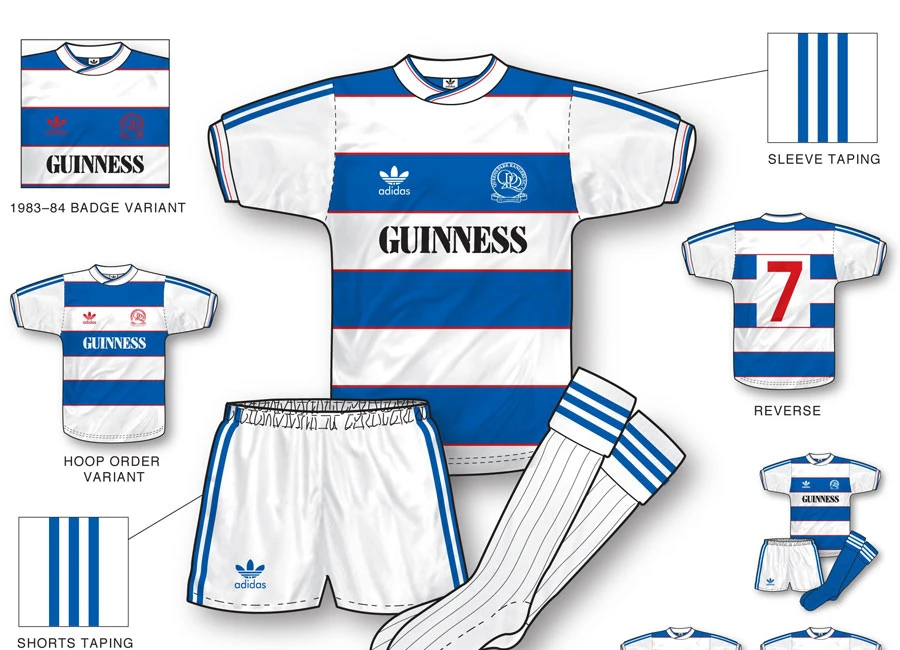 An in-depth look: Queens Park Rangers 1983&ndash;85 Home Kit