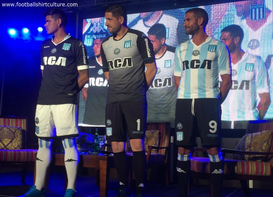 Racing Club 2017 Kappa Home and Away Kits