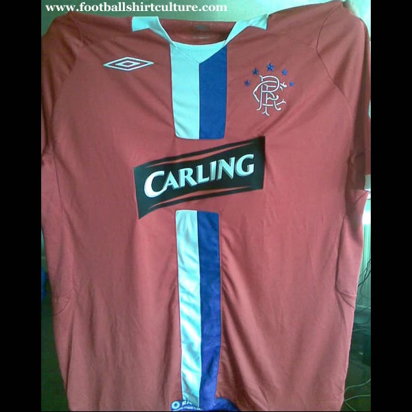 Rangers 08/09 kit Umbro 3rd football shirt leaked