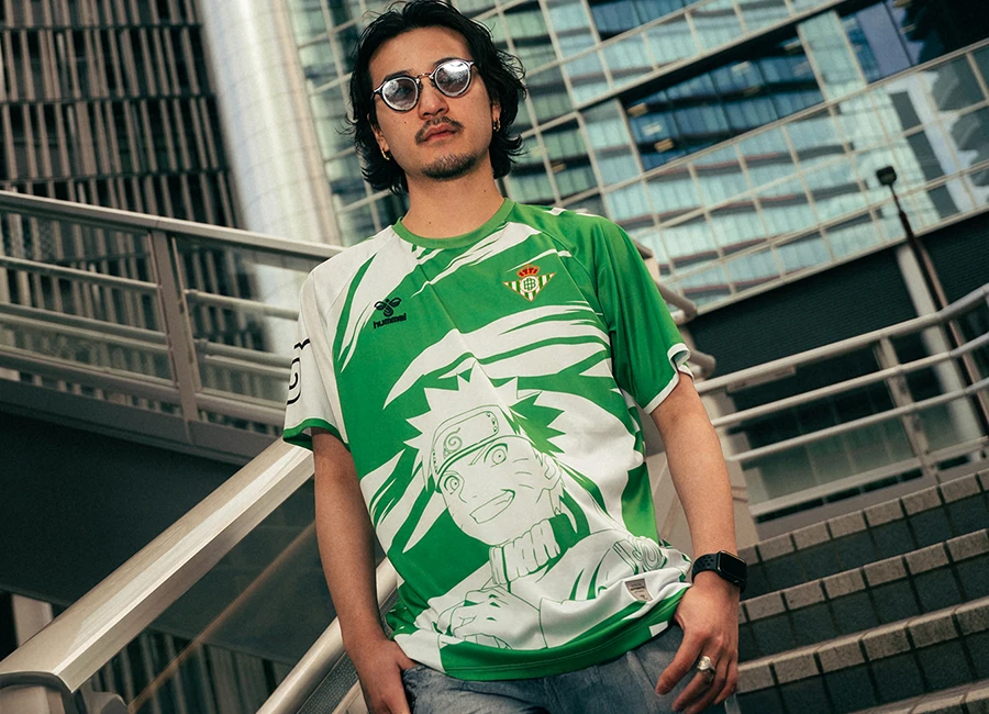 Real Betis 2025 Hummel Naruto Shirt