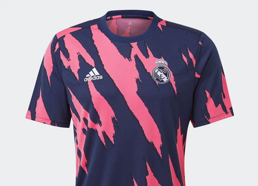 Real Madrid 2020-21 Adidas Pre-Match Jersey - Dark Blue #realmadrid #rmcf #adidasfootball
