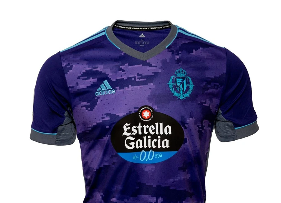 Real Valladolid 2021-22 Adidas Away Kit #RealValladolid #adidasfootball #Ll&eacute;nateDePasi&oacute;n