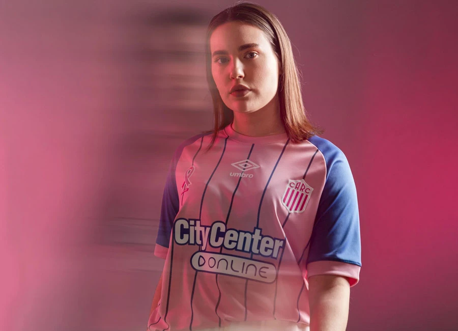 Rosario Central 2023 Umbro Pink October Shirt