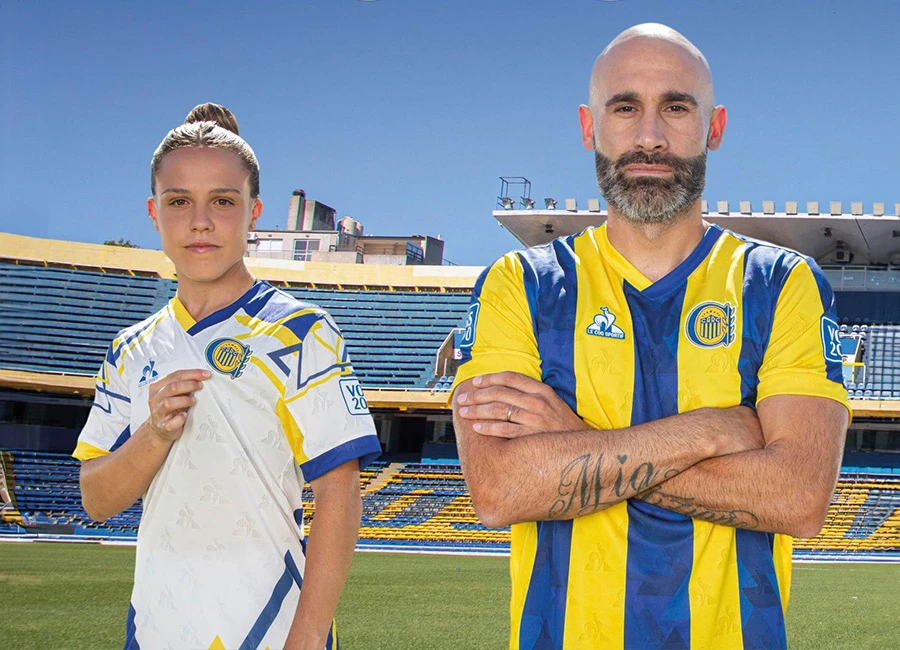 Rosario Central 2025 Le Coq Sportif Home and Away Kits