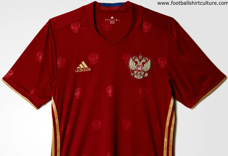 Russia Euro 2016 Adidas Home Kit