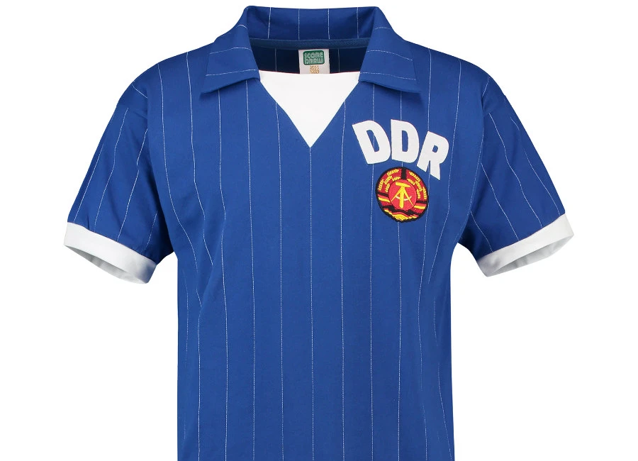 Score Draw East Germany 1983 Home Retro Shirt