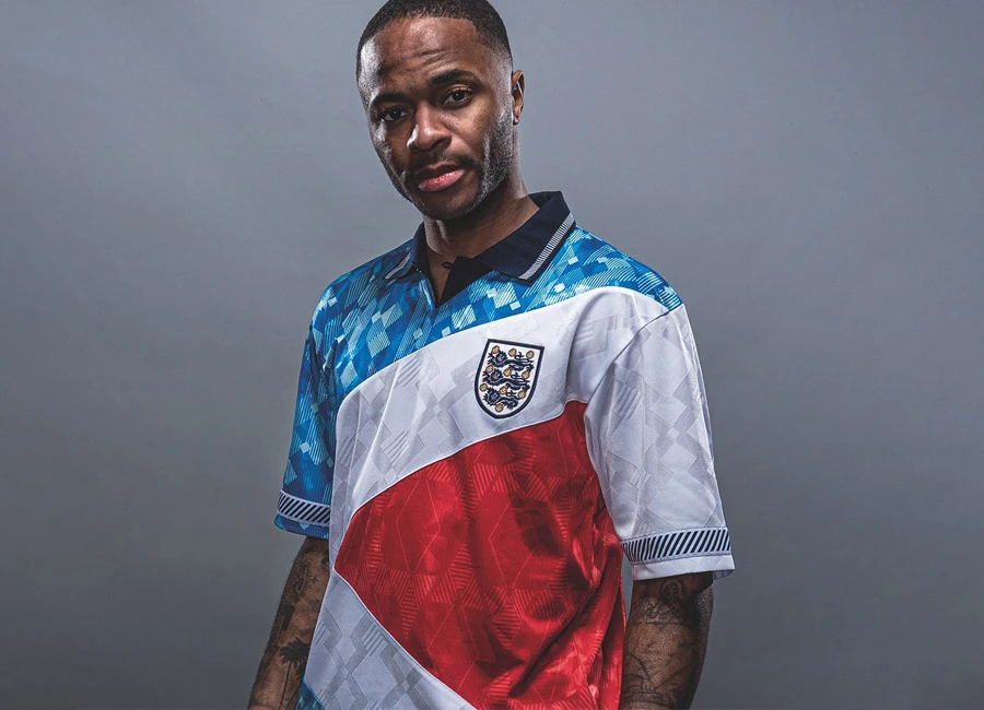 Score Draw England 1990 Mash-Up Shirt #englishfootball #Italia90 #footballshirt