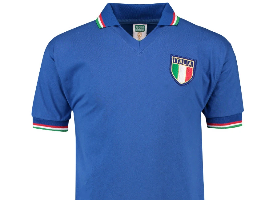 Score Draw Italy 1982 World Cup Finals Home Retro Shirt