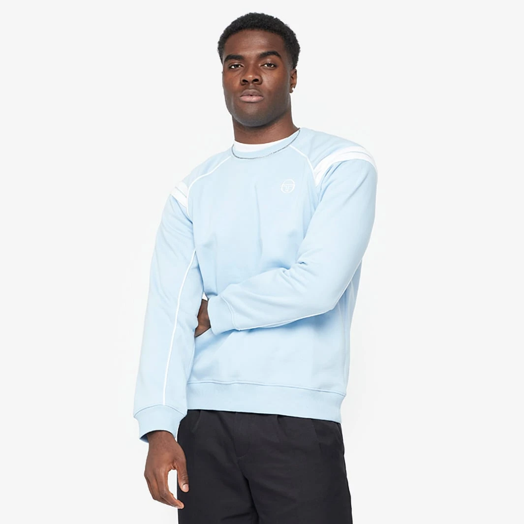Sergio Tacchini Archivio Iceberg Sweater -  Sky Blue / White