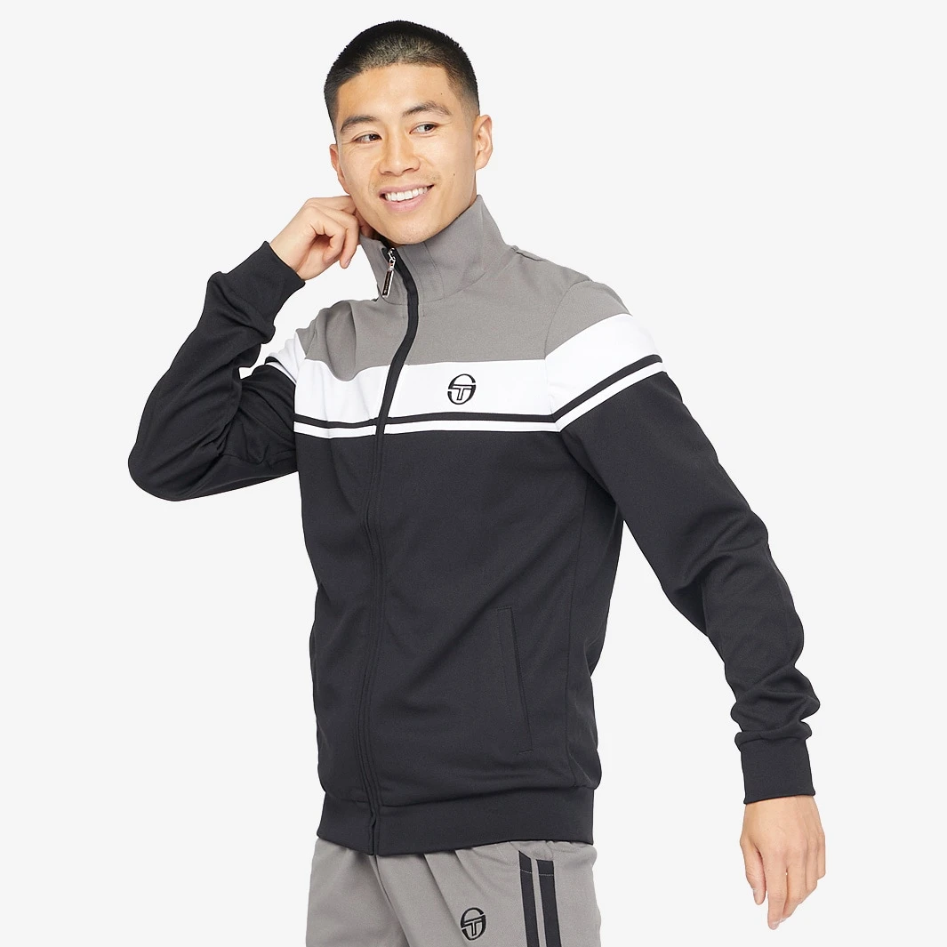 Sergio Tacchini Damarindo Track Top - Black / White