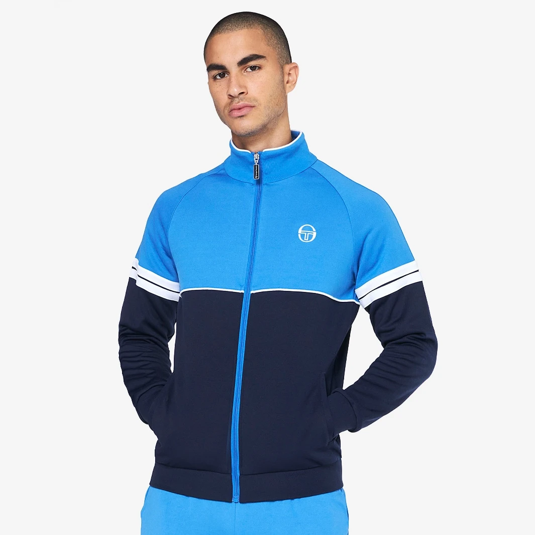 Sergio Tacchini Orion Track Top - Maritime Blue / Vallarta Blue