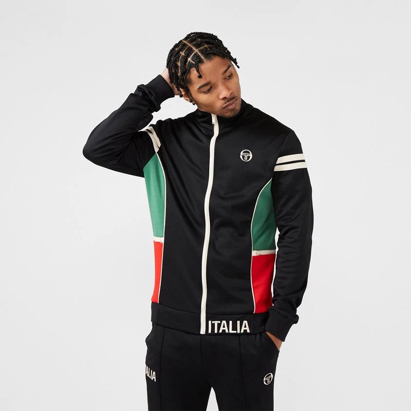 Sergio Tacchini Mambo Italia Track Top - Black