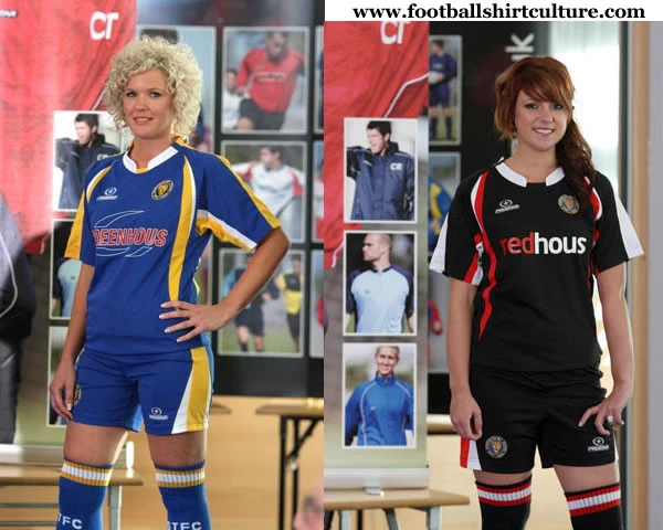 Shrewsbury Town 08/09 Home and Away prostar kits