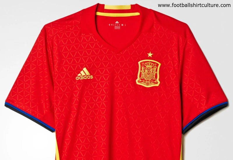 Spain Euro 2016 Adidas Home Kit
