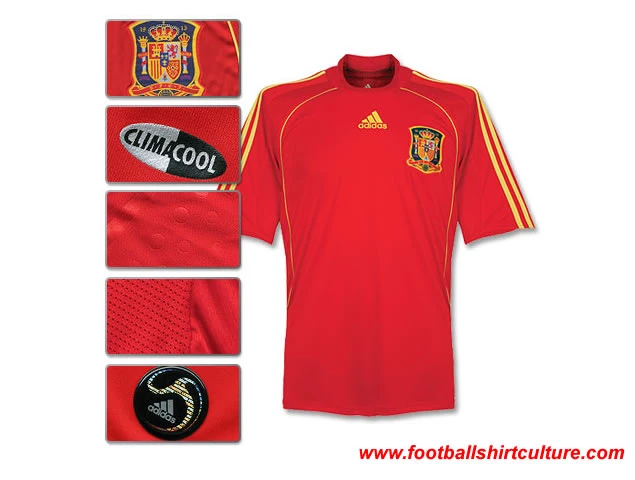 New Spain 08/09 Adidas kit launched