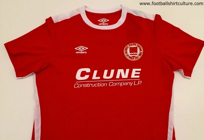 St Patrick's Athletic FC 2016 Umbro Home Football Shirt