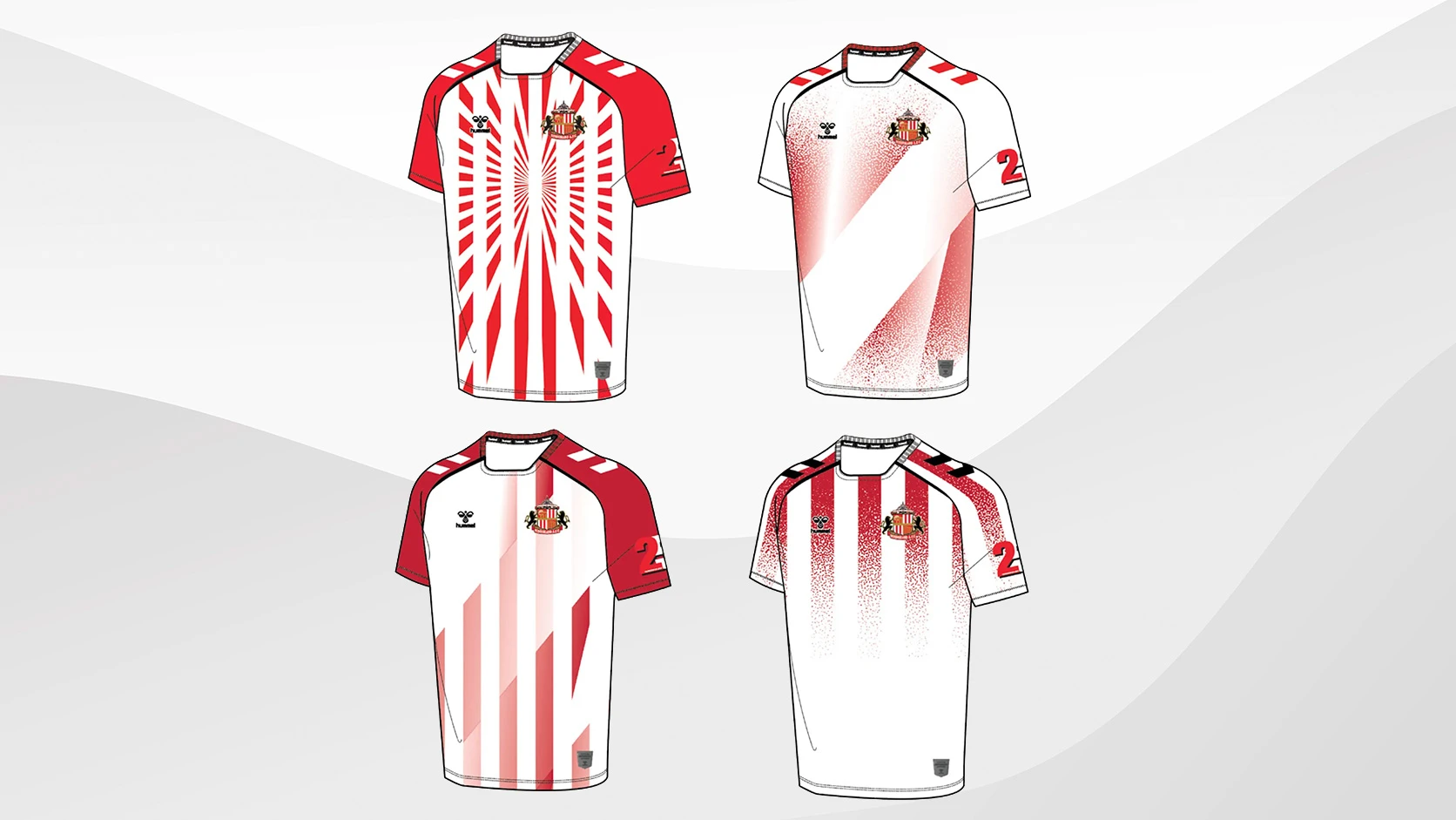 Sunderland AFC Reveal 4 Designs for 2026 Foundation of Light Kit Vote