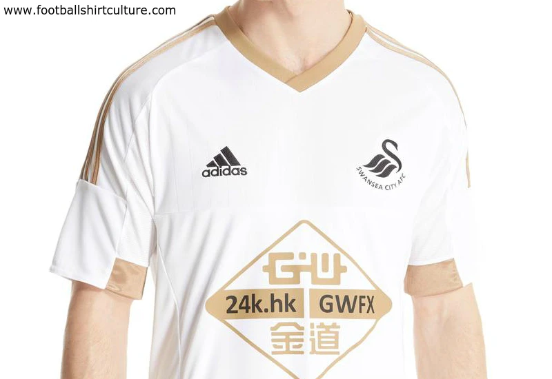 Swansea City 15/16 Adidas Home Football Shirt