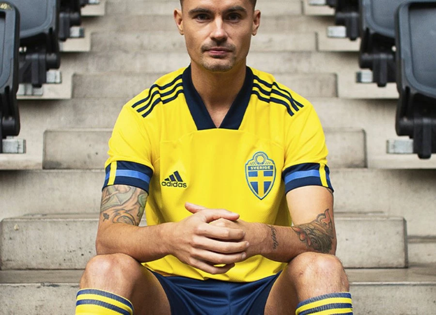 Sweden EURO 2020 Adidas Home Kit