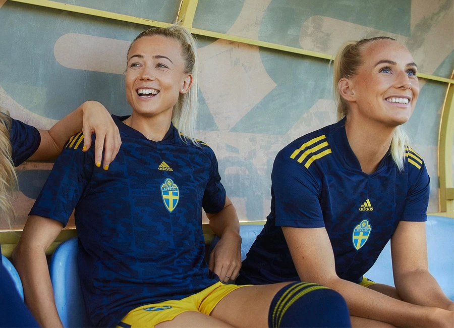 Sweden Women&rsquo;s EURO 2022 Away Kit #WEURO2022 #SvenskFotboll #adidas #adidasfootball