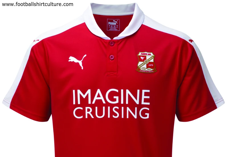 Swindon Town 15/16 Puma Home Football Shirt