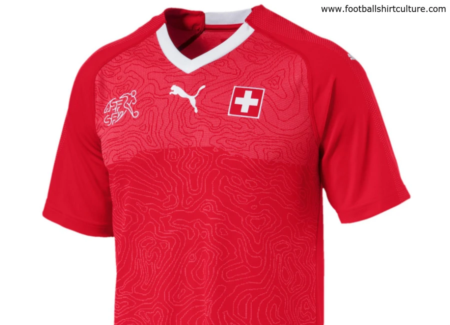 Switzerland 2018 World Cup Puma Home Kit