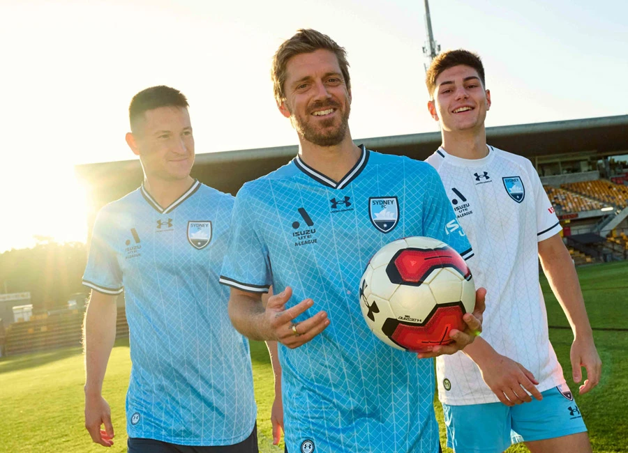 Sydney FC 2023-24 Under Armour Home and Away Kits