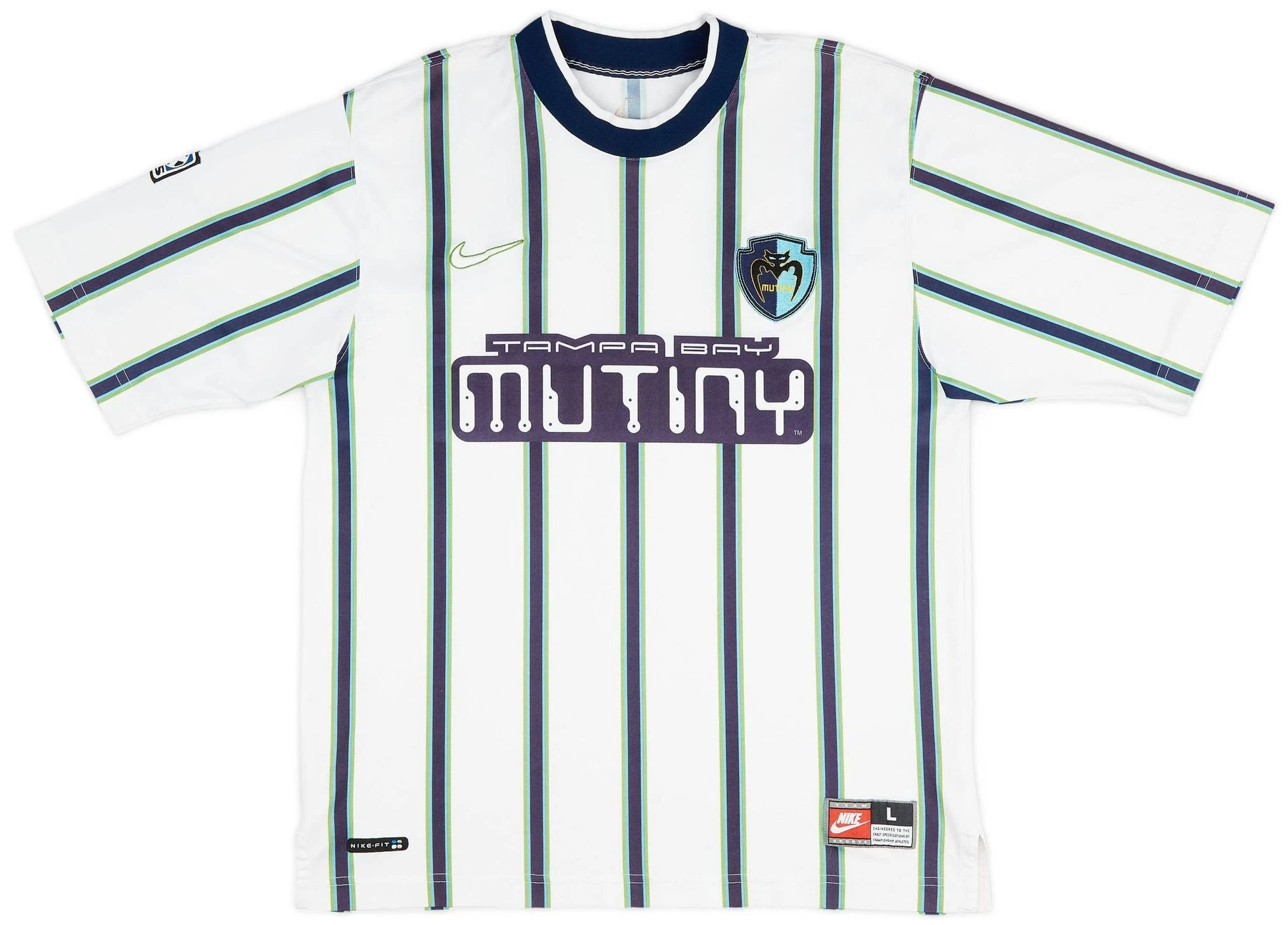 Tampa Bay Mutiny 1998-99 Away Shirt &middot; Nike Away Design for the late 1990s MLS Season