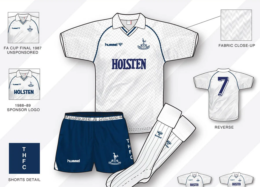 An in-depth look: Tottenham Hotspur 1987&ndash;89 Home Kit