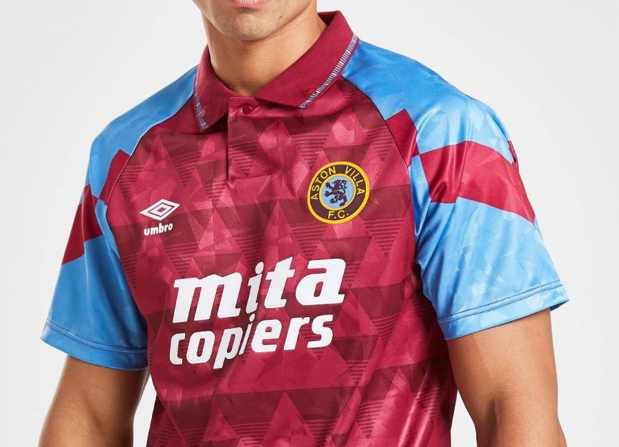Umbro Aston Villa FC 1990 Home Retro Shirt #astonvilla #avfc #umbro #footballshirt