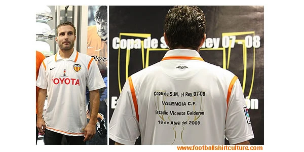 Valencia 2008 Copa del Rey Final Nike kit