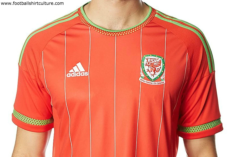 Wales 14/15 Adidas Home Football Shirt