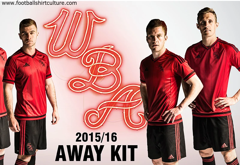 West Bromwich Albion 15/16 Adidas Away Football Shirt
