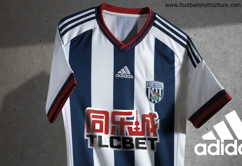 West Bromwich Albion 15/16 Adidas Home Football Shirt