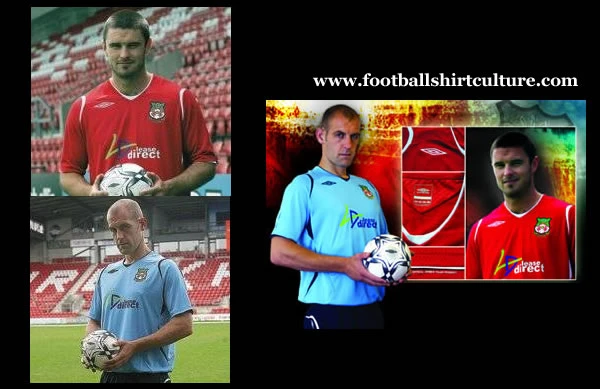 Wrexham FC 08/09 Home and Away Umbro football kits