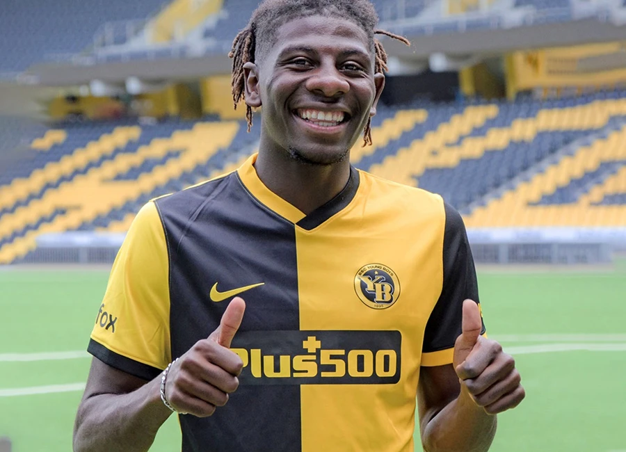 Young Boys 2021-22 Nike Home and Away Shirts #bscyb #ybforever #g&auml;ubschwarz #nikefootball